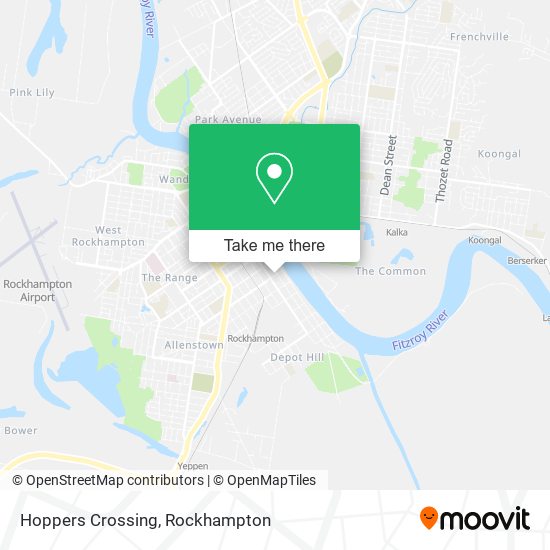 Hoppers Crossing map