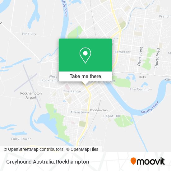 Greyhound Australia map