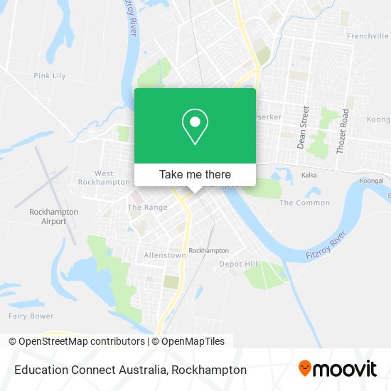 Education Connect Australia map