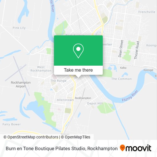 Burn en Tone Boutique Pilates Studio map