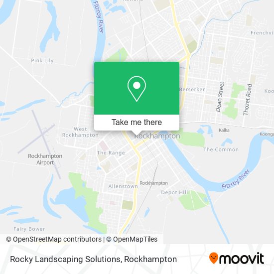 Rocky Landscaping Solutions map