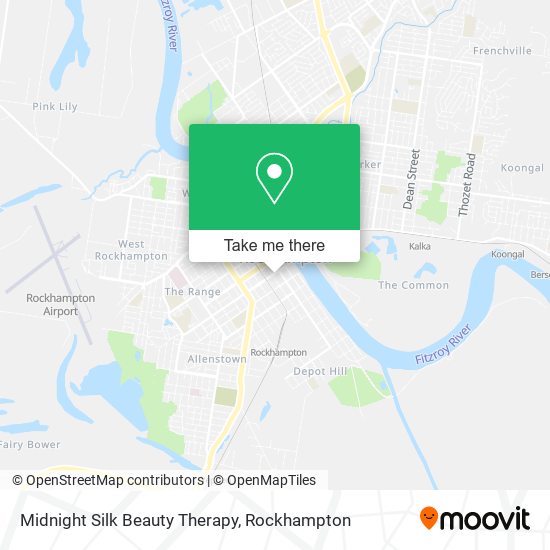 Midnight Silk Beauty Therapy map