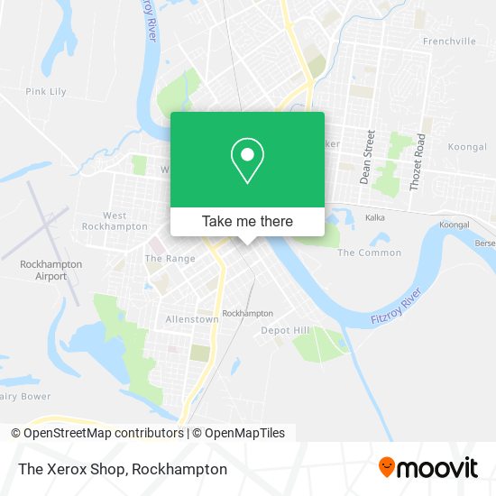 The Xerox Shop map