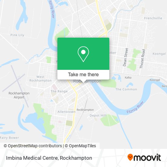 Imbina Medical Centre map