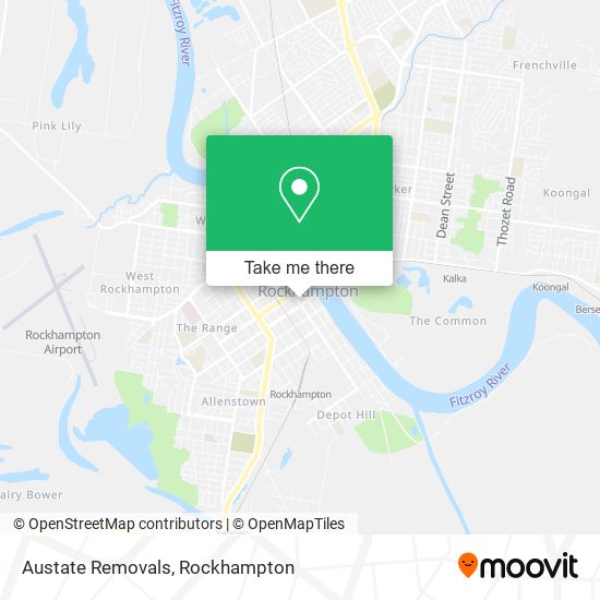 Austate Removals map