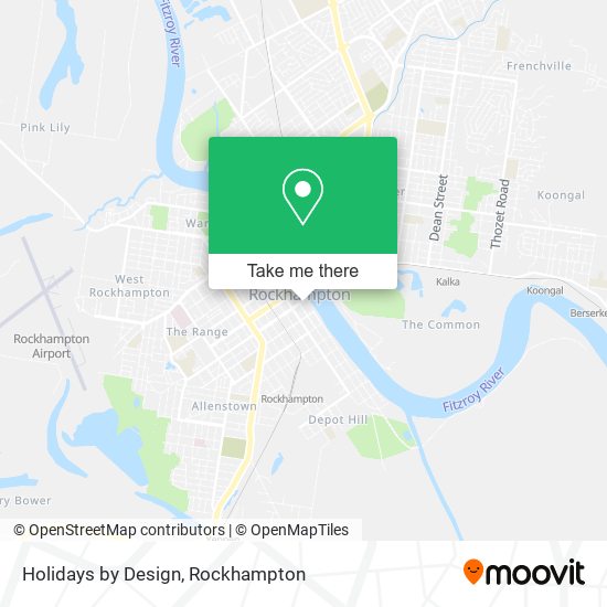 Holidays by Design map