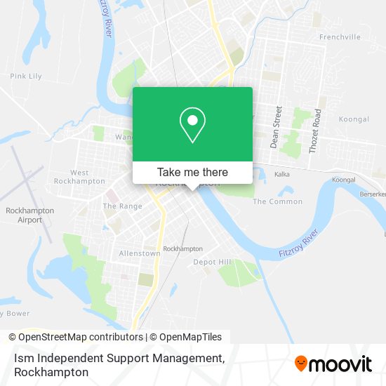 Ism Independent Support Management map