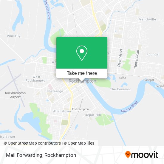 Mail Forwarding map