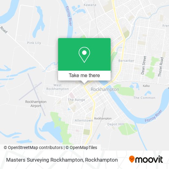 Masters Surveying Rockhampton map
