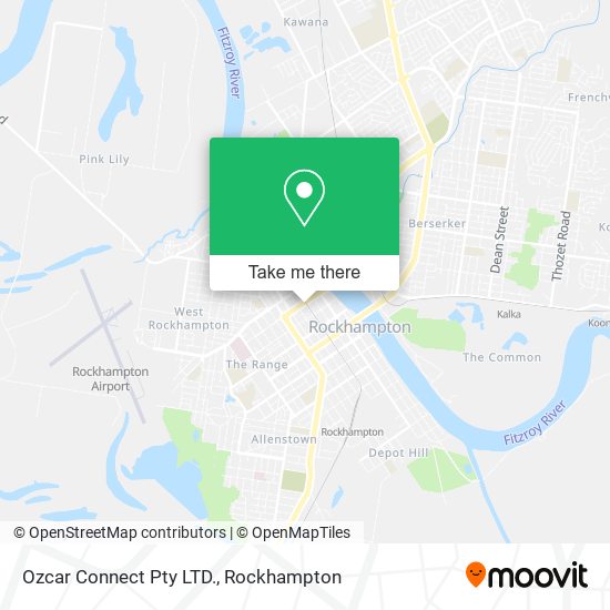 Ozcar Connect Pty LTD. map