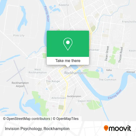 Mapa Invision Psychology