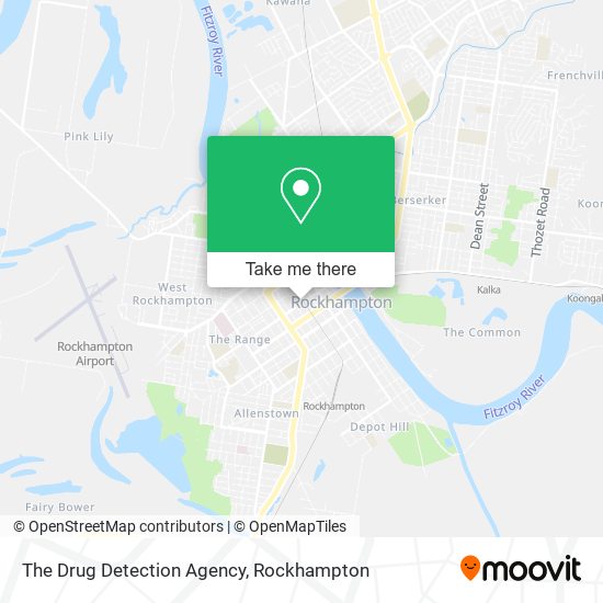 The Drug Detection Agency map