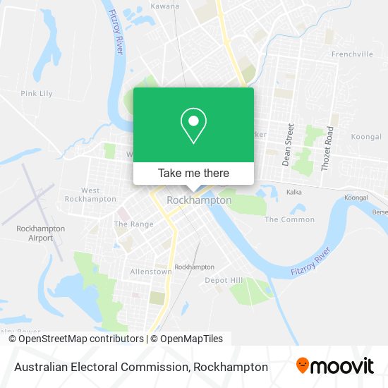 Australian Electoral Commission map