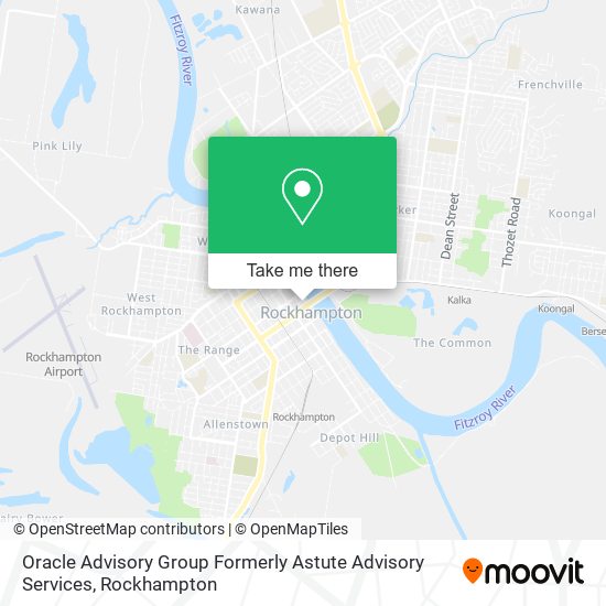 Oracle Advisory Group Formerly Astute Advisory Services map