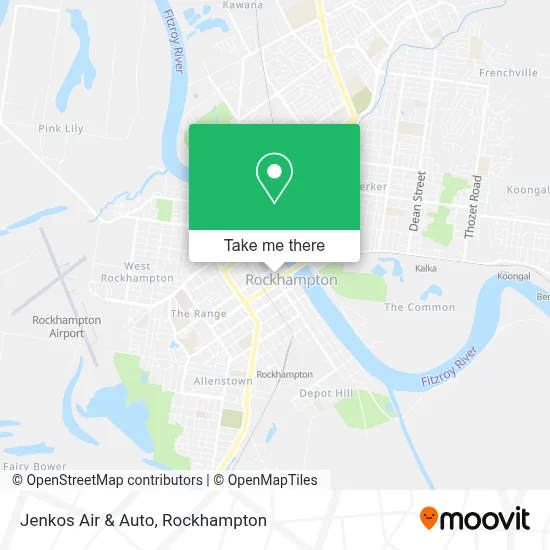Mapa Jenkos Air & Auto