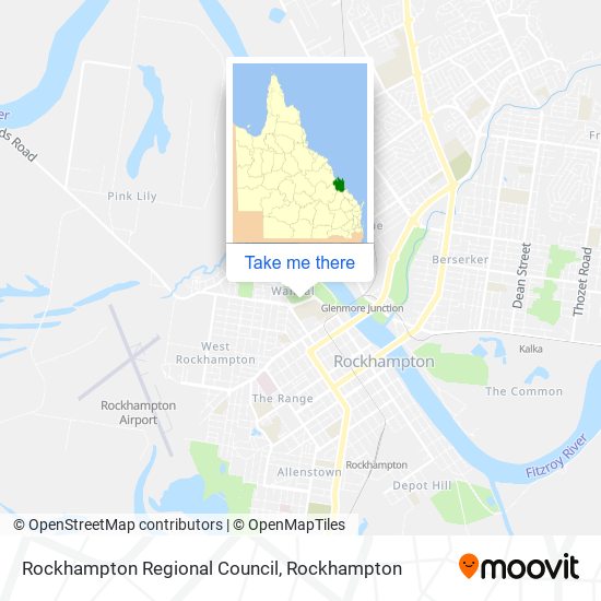 Rockhampton Regional Council map