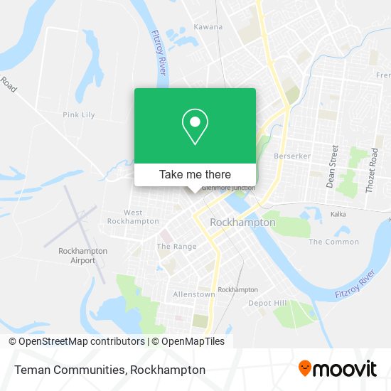 Teman Communities map