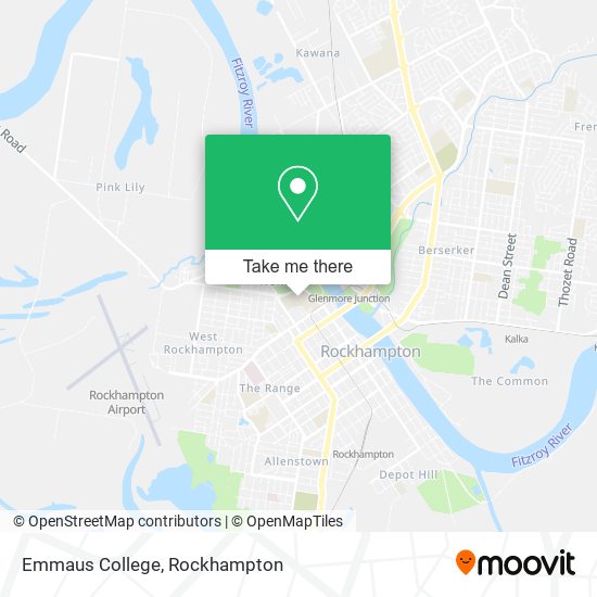 Emmaus College map