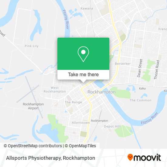 Allsports Physiotherapy map