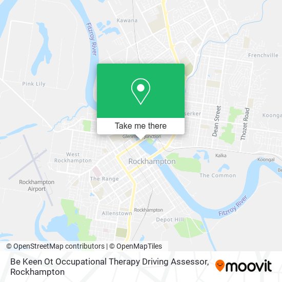 Be Keen Ot Occupational Therapy Driving Assessor map