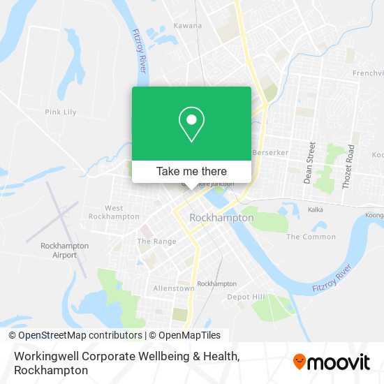 Workingwell Corporate Wellbeing & Health map