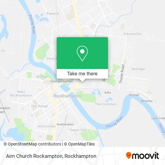 Aim Church Rockampton map