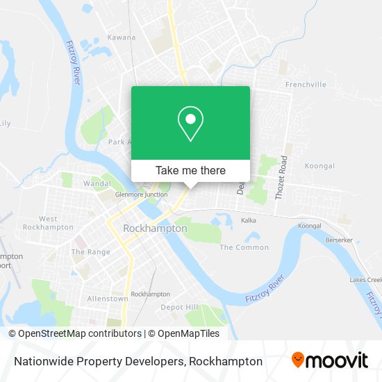 Nationwide Property Developers map