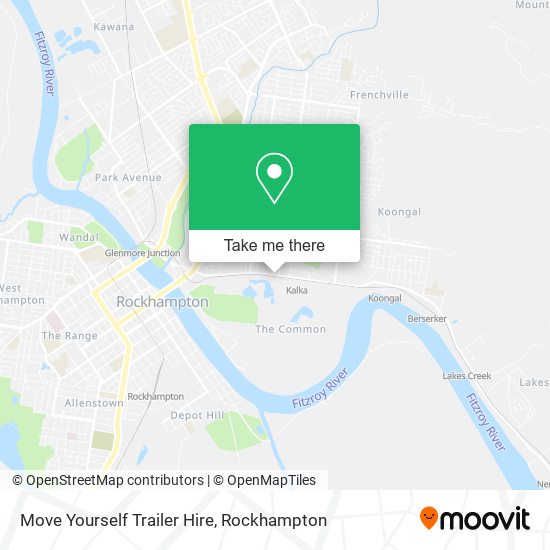 Mapa Move Yourself Trailer Hire