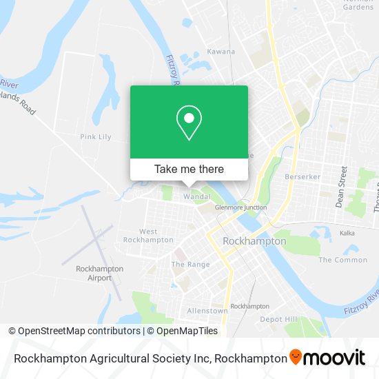 Rockhampton Agricultural Society Inc map