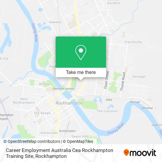 Career Employment Australia Cea Rockhampton Training Site map