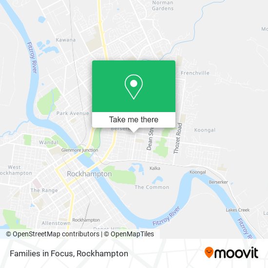 Families in Focus map