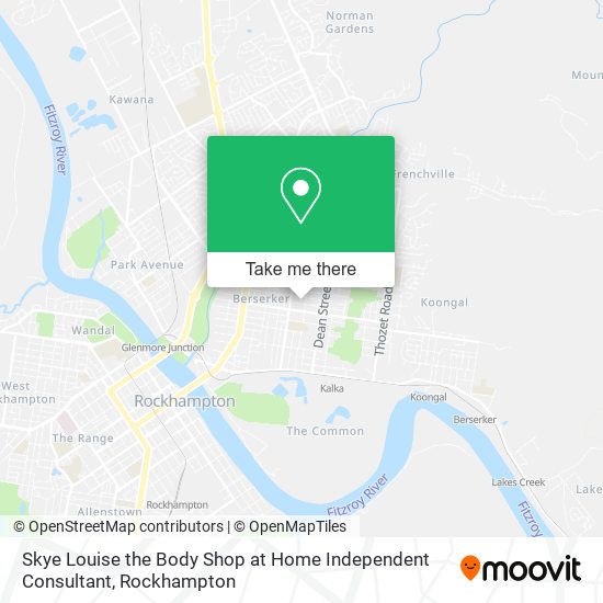 Skye Louise the Body Shop at Home Independent Consultant map