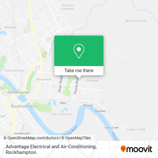 Advantage Electrical and Air-Conditioning map