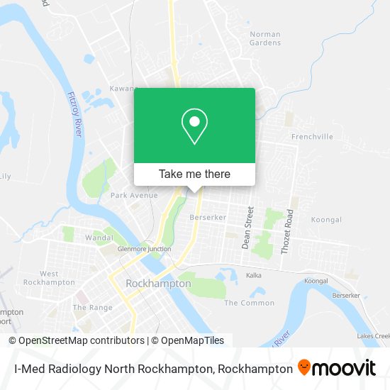 I-Med Radiology North Rockhampton map