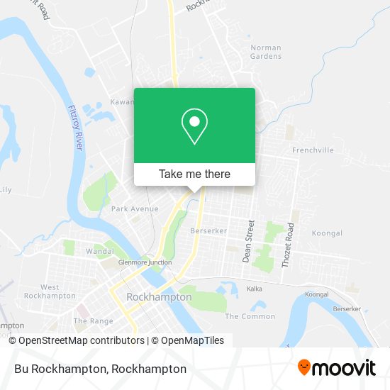 Bu Rockhampton map