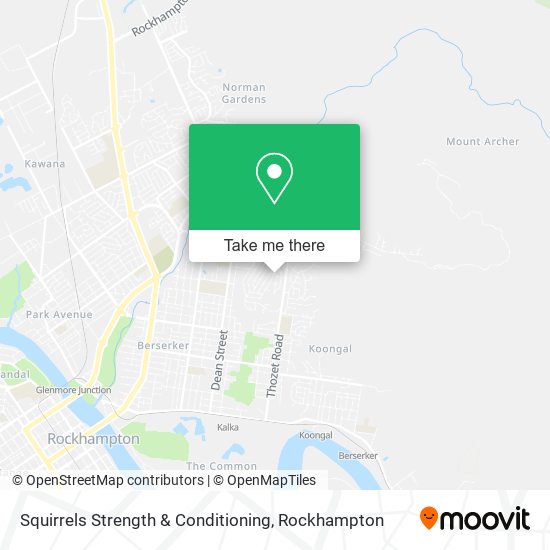 Mapa Squirrels Strength & Conditioning