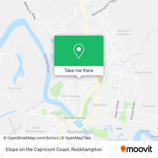 Elope on the Capricorn Coast map