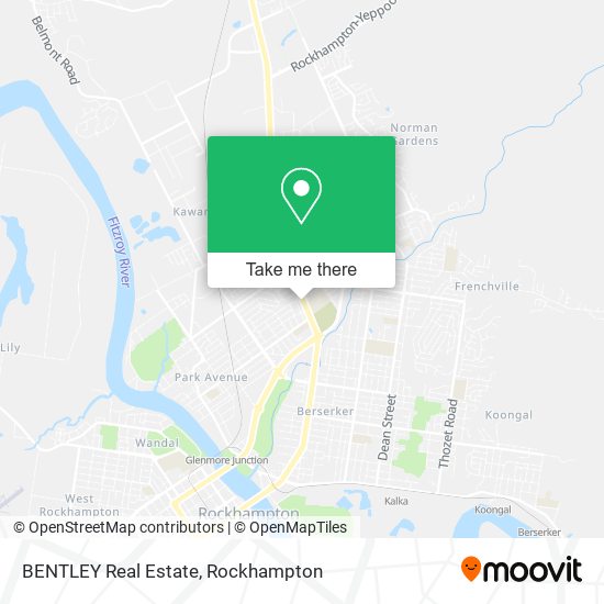 BENTLEY Real Estate map