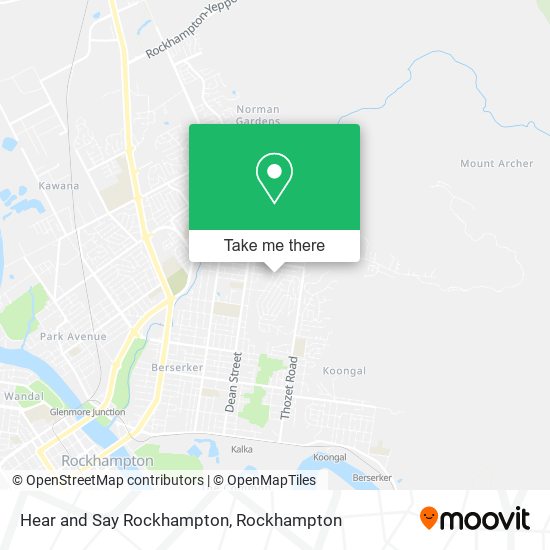 Hear and Say Rockhampton map