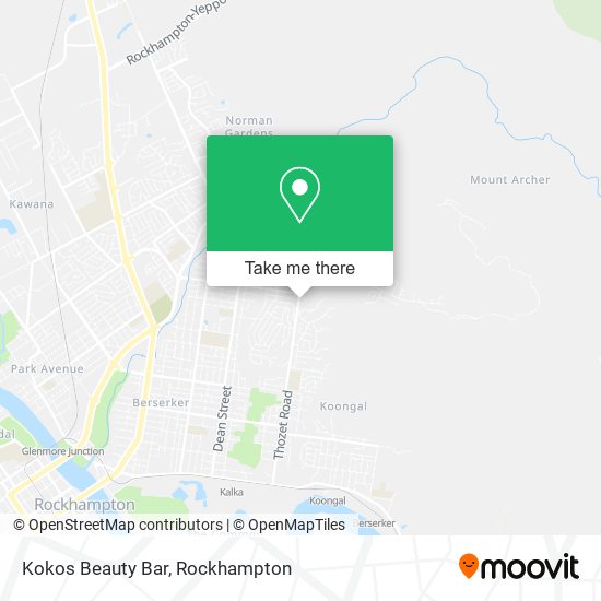 Mapa Kokos Beauty Bar