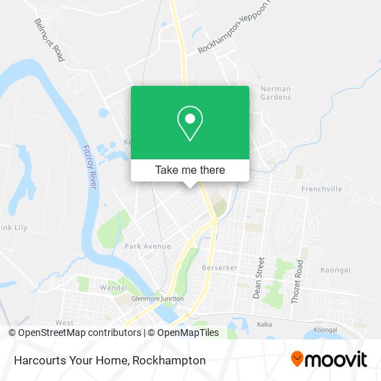 Harcourts Your Home map