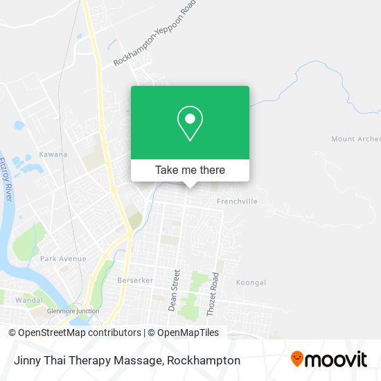 Jinny Thai Therapy Massage map