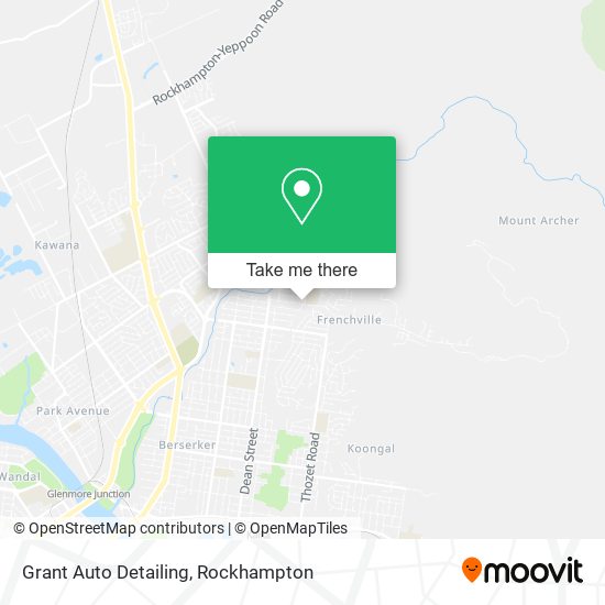 Grant Auto Detailing map