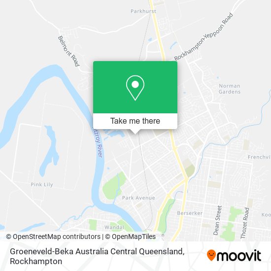 Groeneveld-Beka Australia Central Queensland map