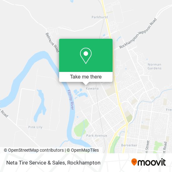 Mapa Neta Tire Service & Sales