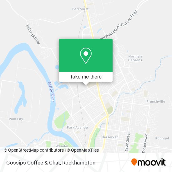 Gossips Coffee & Chat map
