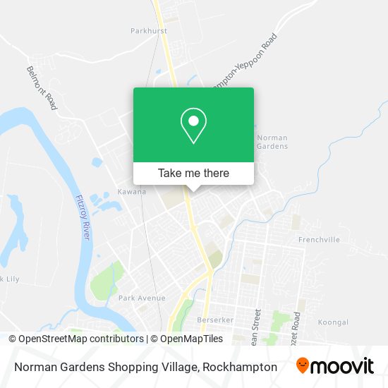 Norman Gardens Shopping Village map