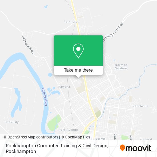 Mapa Rockhampton Computer Training & Civil Design