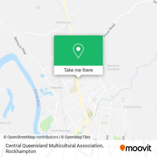 Central Queensland Multicultural Association map