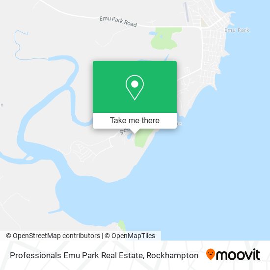 Professionals Emu Park Real Estate map